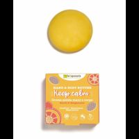 Unt solid pentru maini si corp Keep Calm cu buriti si bergamota, 80 ml, La Saponaria