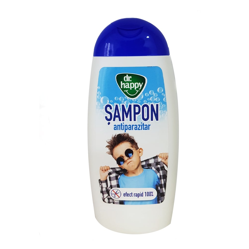 Sampon antiparazitar, 270 ml, Dr. Happy