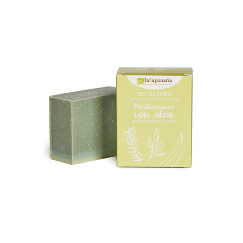 Sapun solid cu aloe vera, 100 g, La Saponaria