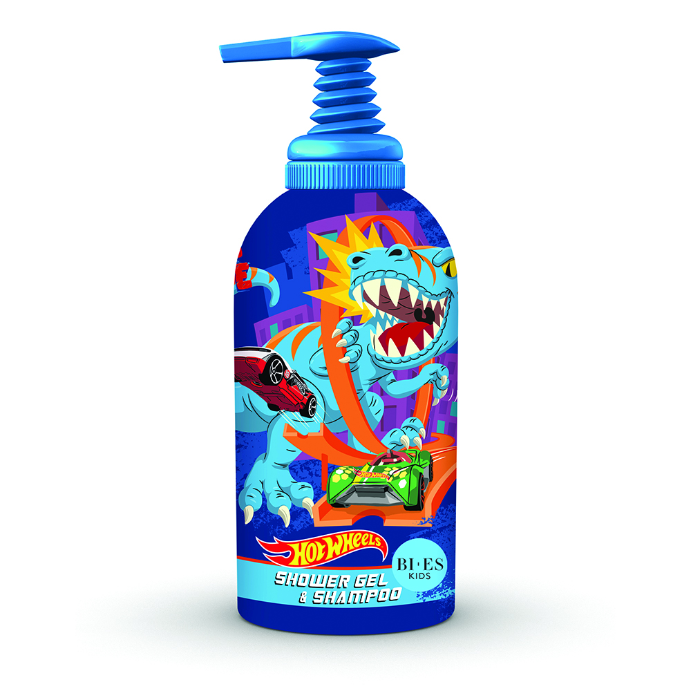 Gel dus & sampon Hot Wheels Beast Mode, 1000 ml, Bi-Es