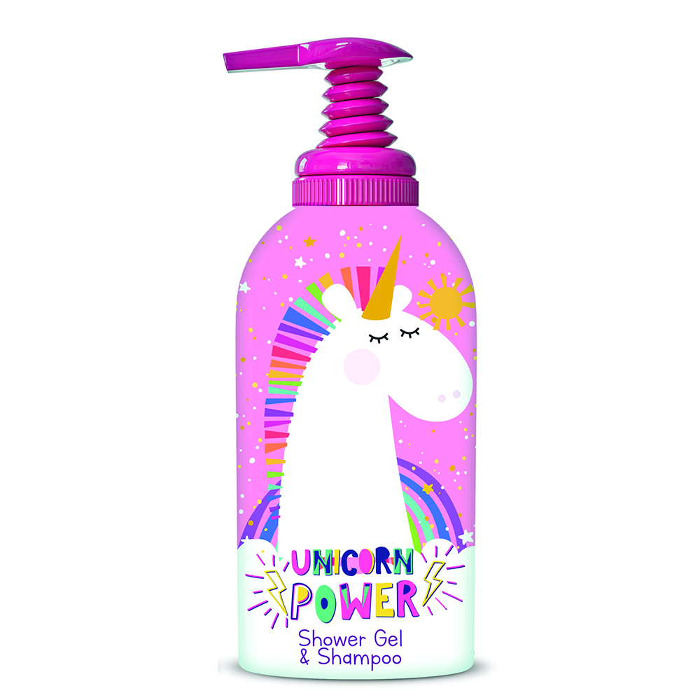 Gel de dus & sampon Unicorn Power, 1000 ml, Bi-Es