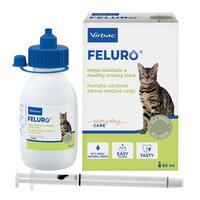 Solutie orala pentru mentinerea sanatatii tractului urinar la pisici Feluro Cat, 60 ml, Virbac