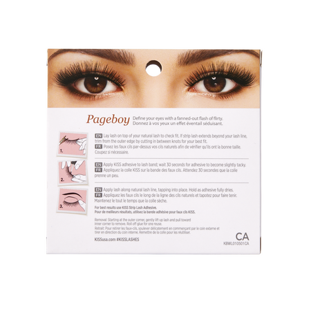 Gene false Blowout, Pageboy, 1 pereche, Kiss 565327