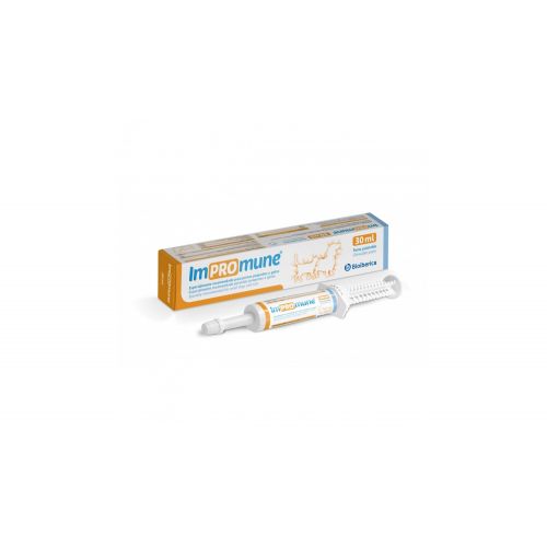 Supliment nutritional recomandat câinilor și pisicilor pentru a optimiza răspunsul imun Impromune Paste, 30 ml, Bioiberica