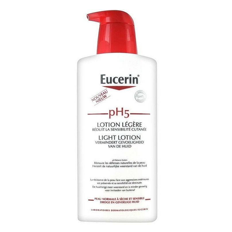 Lotiune cu textura lejera pentru corp pH5, 1000 ml, Eucerin