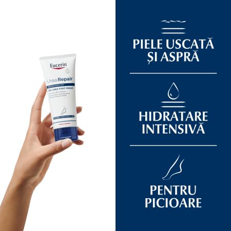 Crema cu uree pentru picioare  cu 10% uree Urea Repair, 100 ml, Eucerin 651812