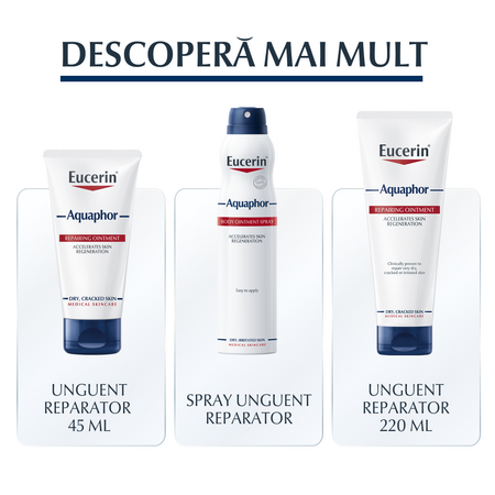 Balsam de buze reparator Aquaphor, 10 g, Eucerin 651835