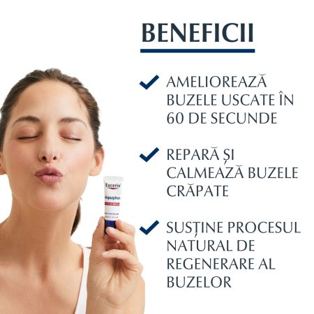 Balsam de buze reparator Aquaphor, 10 g, Eucerin 651833