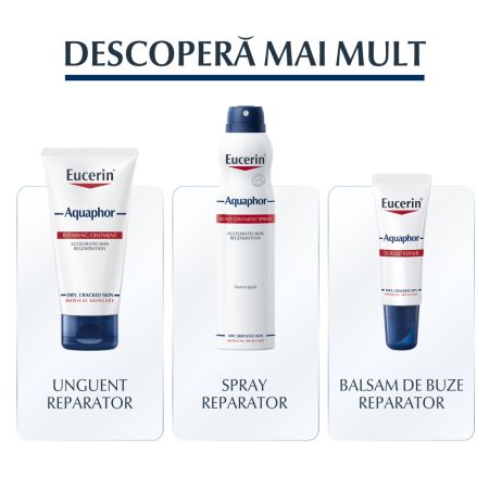 Crema regeneratoare pentru pielea uscata si senUnguent reparator pentru corpsibila Aquaphor, 45 ml, Eucerin 651830