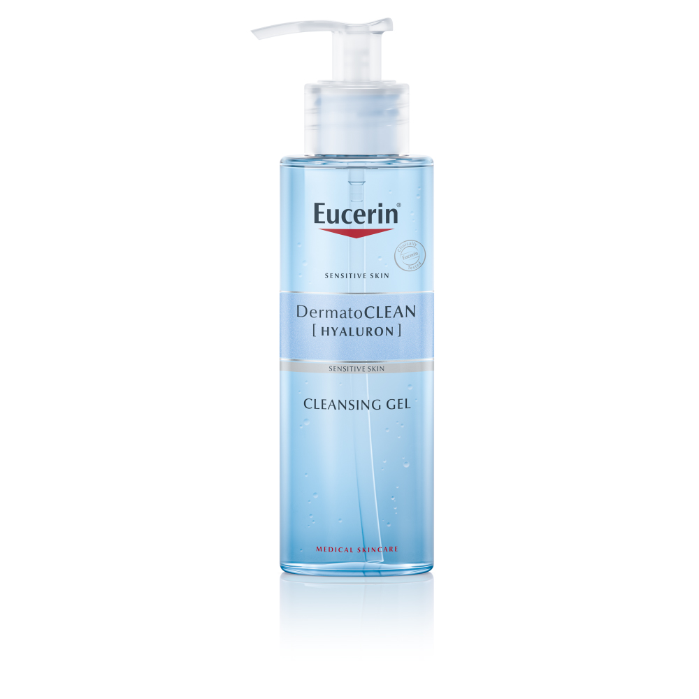 Gel de curatare Dermato Clean Hyaluron, 200 ml, Eucerin