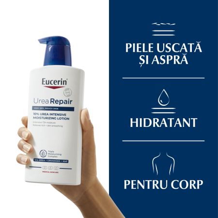 Lotiune intens hidratanta uree 10%, Urea Repair Plus, 400 ml, Eucerin 651420