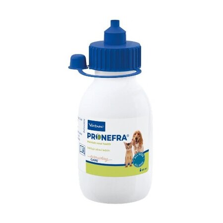 Supliment pentru caini si pisici cu insuficienta renala cronica Pronefra, 60 ml, Virbac 756969