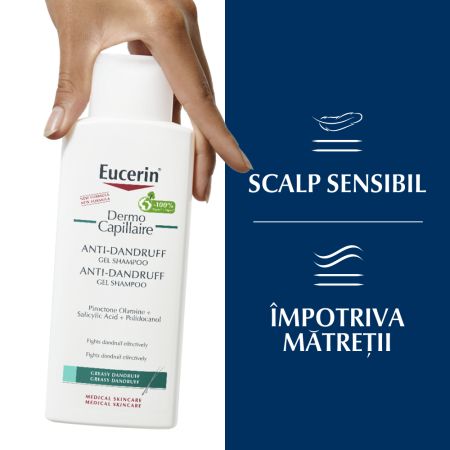 Sampon impotriva matretii Dermo Capillaire, 250 ml, Eucerin 651821