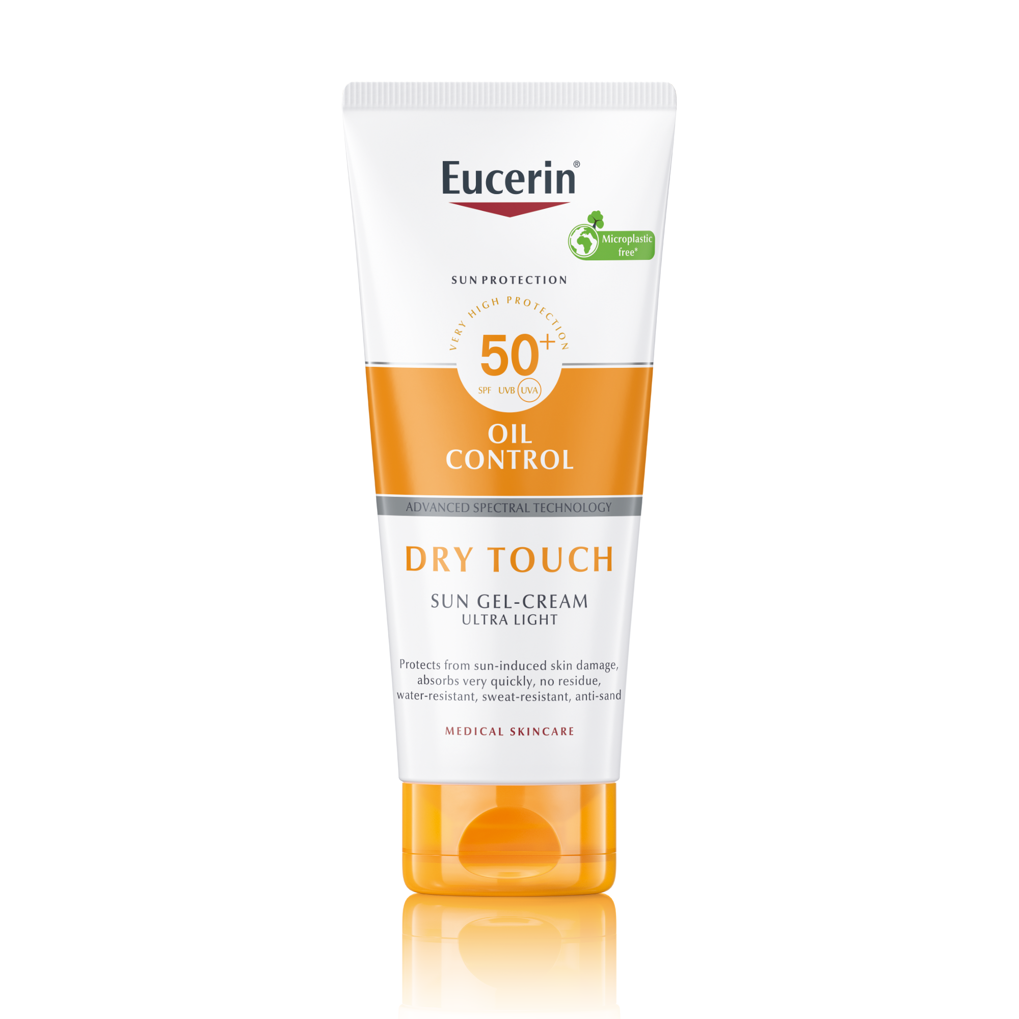 Crema cu SPF 50+ pentru pielea sensibila Sun Protection, 50 ml, Eucerin