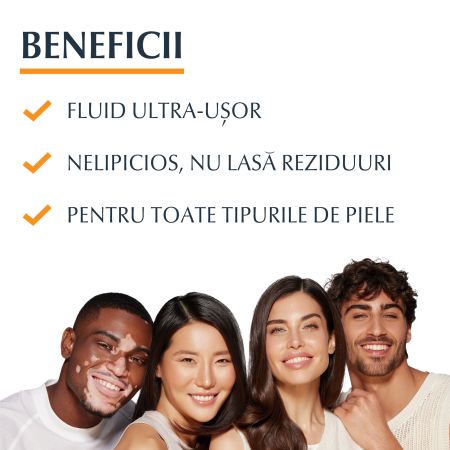 Crema de fata cu SPF50+ Sun Protection Hydro Protect, 50 ml, Eucerin 651888