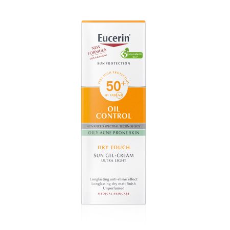 Crema gel de fata cu SPF50+ Sun Protection Oil Control, 50 ml, Eucerin 651867