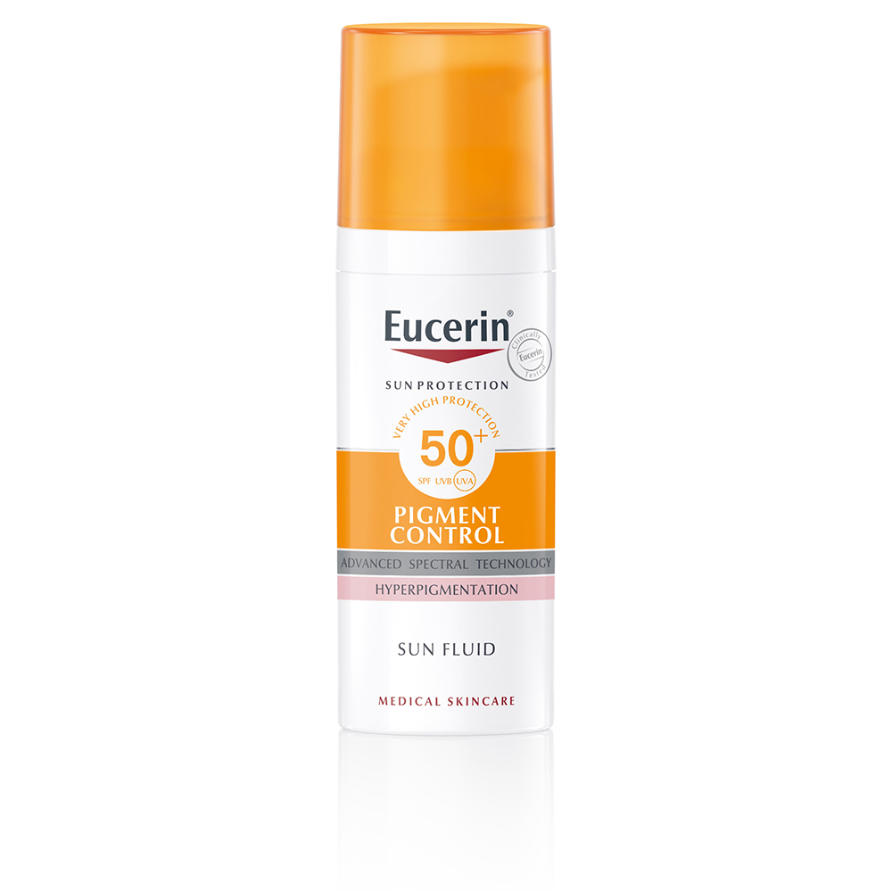 Crema de fata cu SPF50+ Sun Protection Pigment Control,, 50 ml, Eucerin