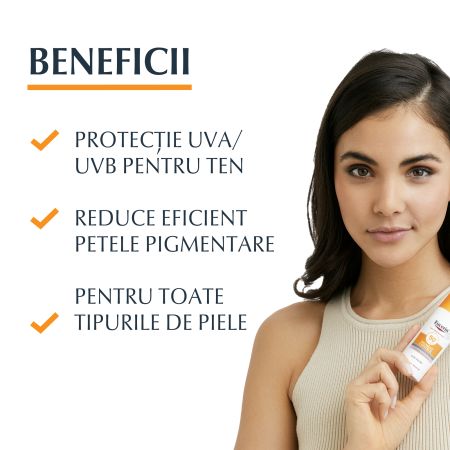 Crema de fata cu SPF50+ Sun Protection Pigment Control,, 50 ml, Eucerin 651876