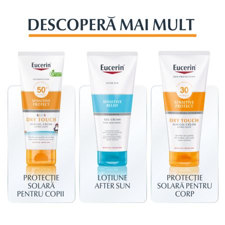 Crema de fata pentru ten sensibil cu SPF50+ Sun Protection Oil Control, 50 ml, Eucerin 651926