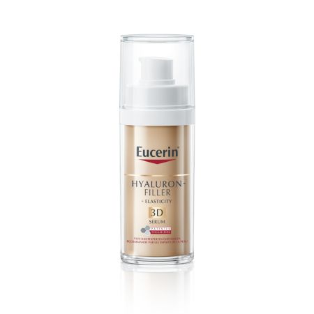 Ser 3D impotriva ridurilor Hyaluron Filler + Elasticity, 30 ml, Eucerin