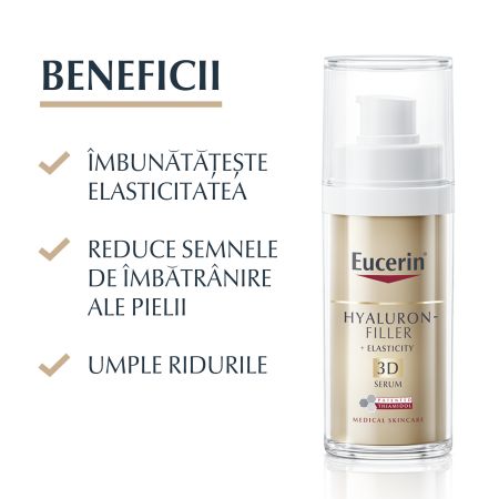 Serum Hyaluron Filler + Elasticity 3D, 30 ml, Eucerin 651321