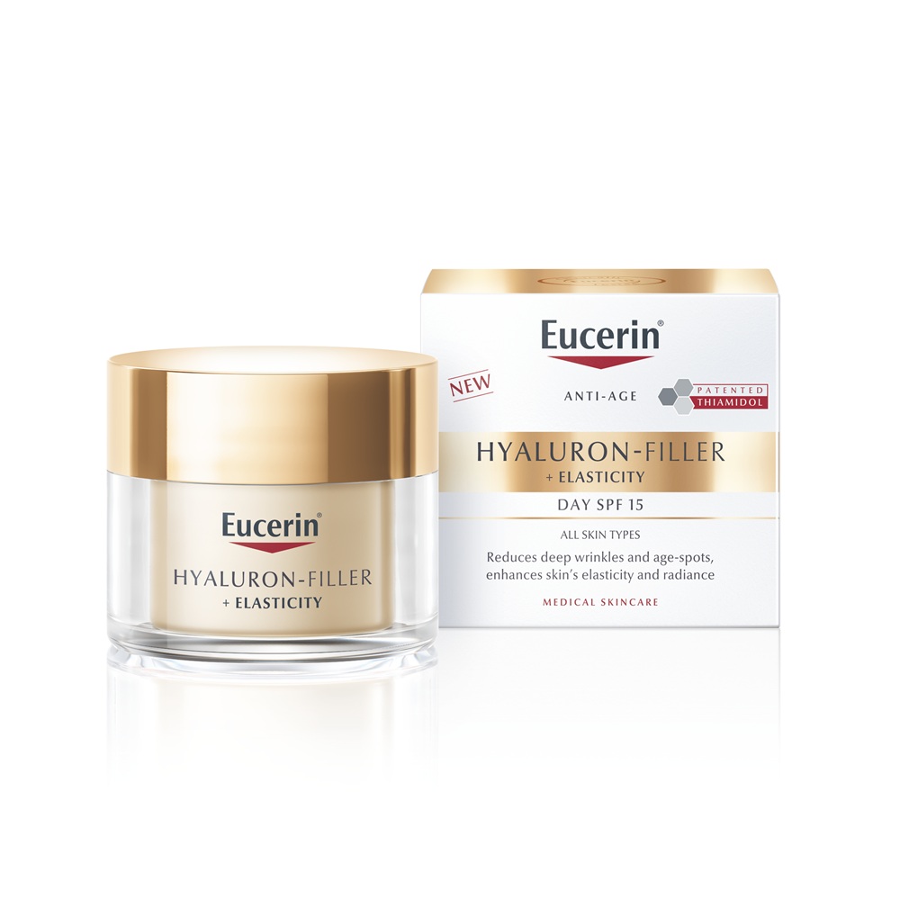 Crema de zi  SPF15 Hyaluron Filler + Elasticity, 50 ml, Eucerin