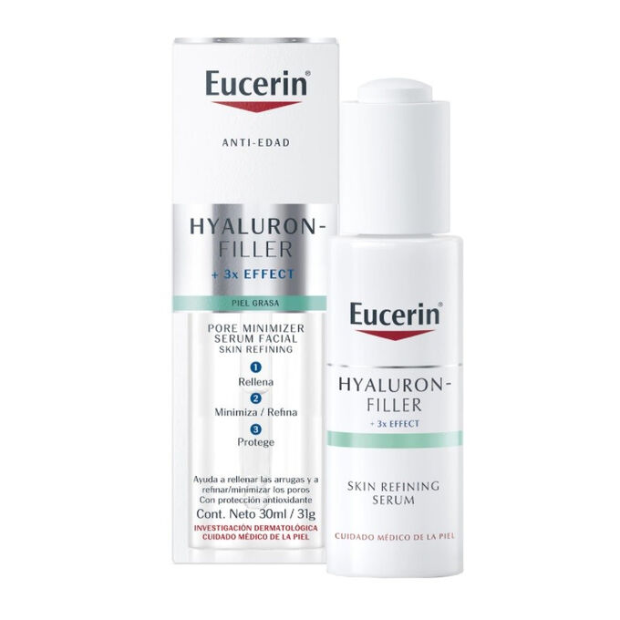 Ser pentru netezirea ridurilor Hyaluron Filler 3 X Effect, 30 ml, Eucerin