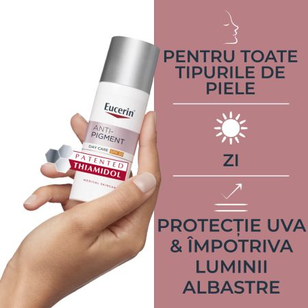 Crema de zi Anti-Pigment SPF30, 50 ml, Eucerin 651341