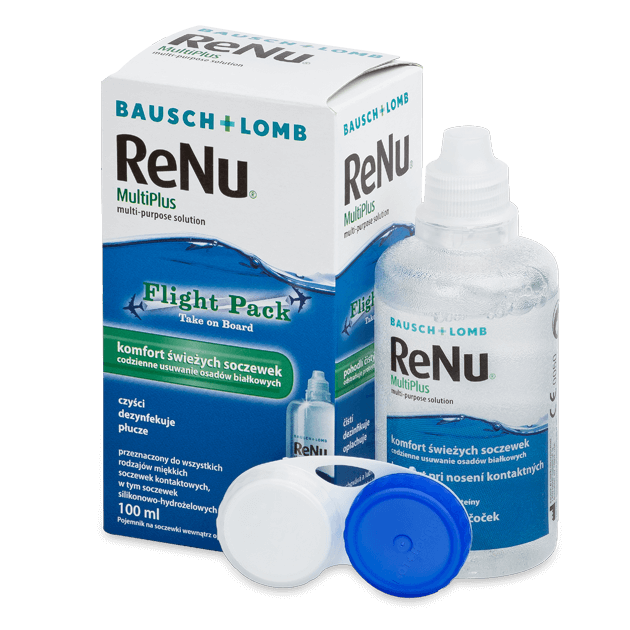 Solutie multifunctionala pentru intretinerea lentilelor de contact Renu MultiPlus, 100 ml, Bausch Lomb