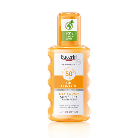 Ulei spray cu protectie solara SPF 50+ Oil control Sun Protection, 200 ml, Eucerin