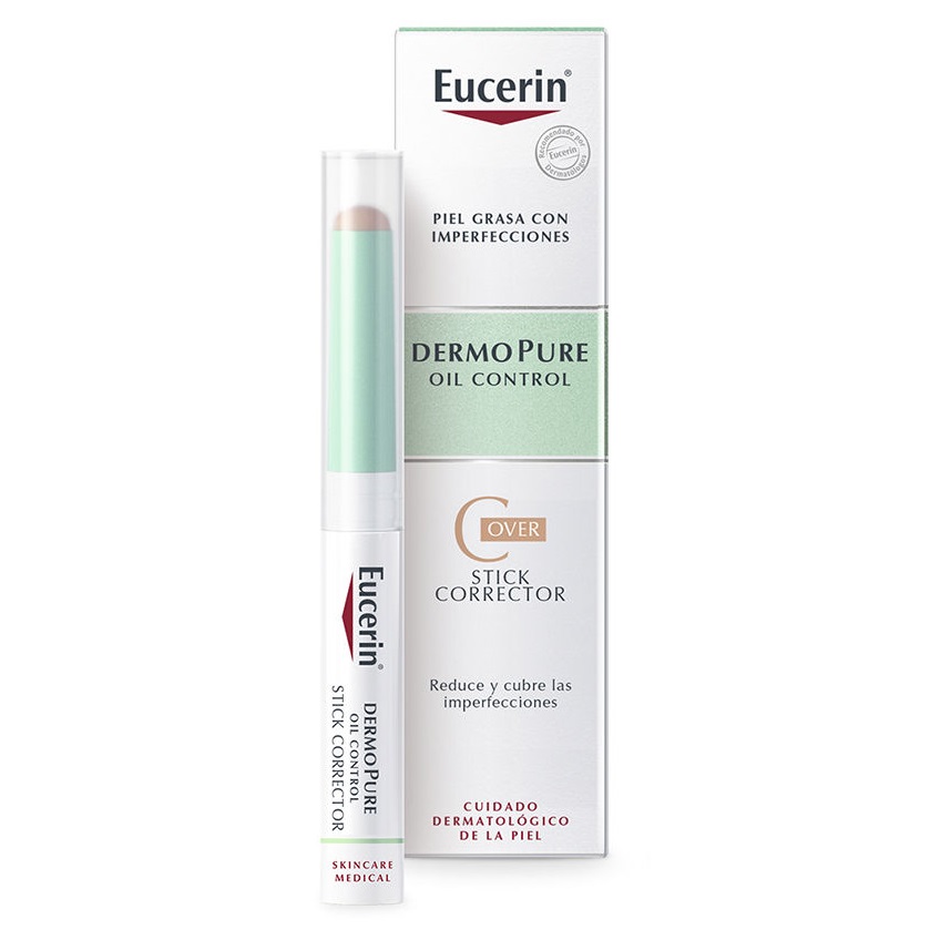 Corector stick pentru cosuri si puncte negre Dermo Pure Oil Control, 2 g, Eucerin