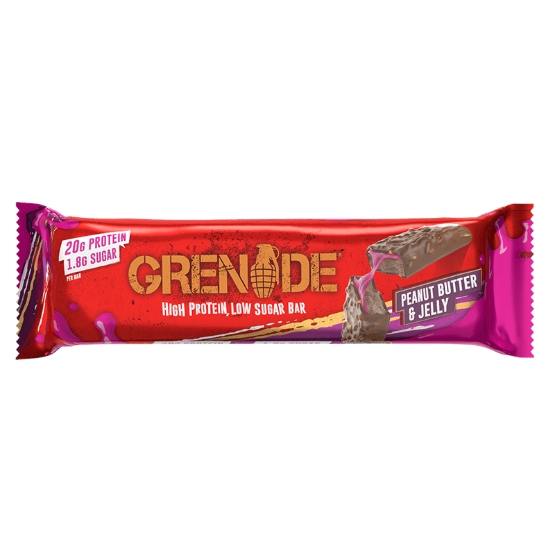 Baton proteic Carb Killa Peanut Butter & Jelly, 60 g, Grenade