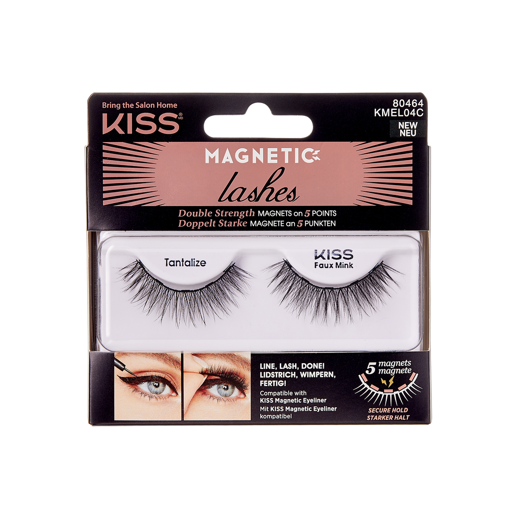 Gene false Magnetic Lashes, Tantalize, 1 pereche, Kiss