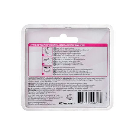Adeziv cu aloe pentru gene false, 5 g, Kiss 565529
