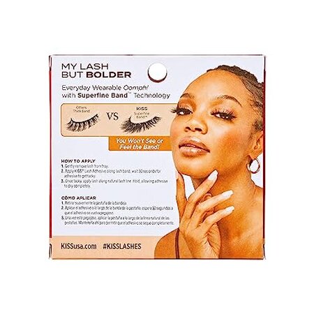 Gene false My Lash But Bolder Bold Move, 1 pereche, Kiss 565542