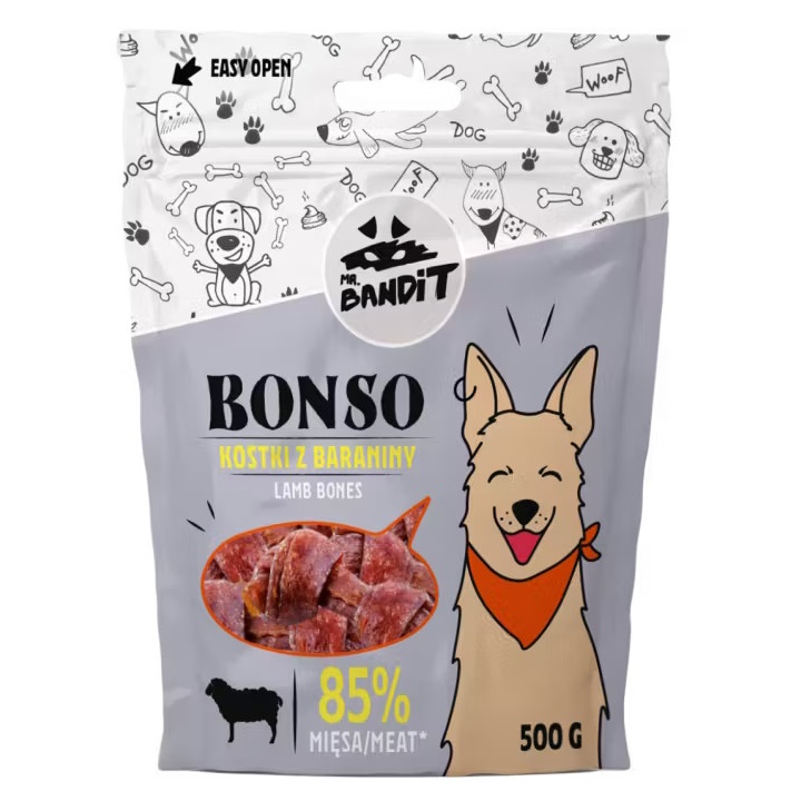 Recompense oase de miel pentru caini Bandit Bonso, 500 g, Mr. Bandit