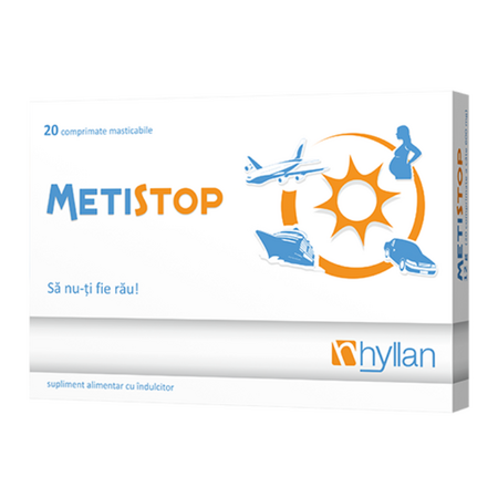 Metistop, 20 comprimate masticabile, Hyllan
