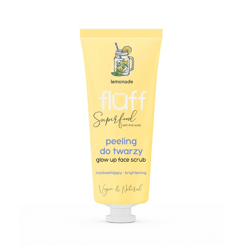 Scrub cu limonada pentru fata, 75 ml, Fluff