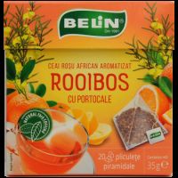 Ceai rooibos cu portocale, 20 plicuri, Belin