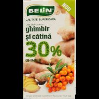 Ceai cu ghimbir si catina 30% ghimbir, 20 plicuri, Belin
