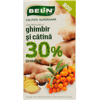 Ceai cu ghimbir si catina 30% ghimbir, 20 plicuri, Belin