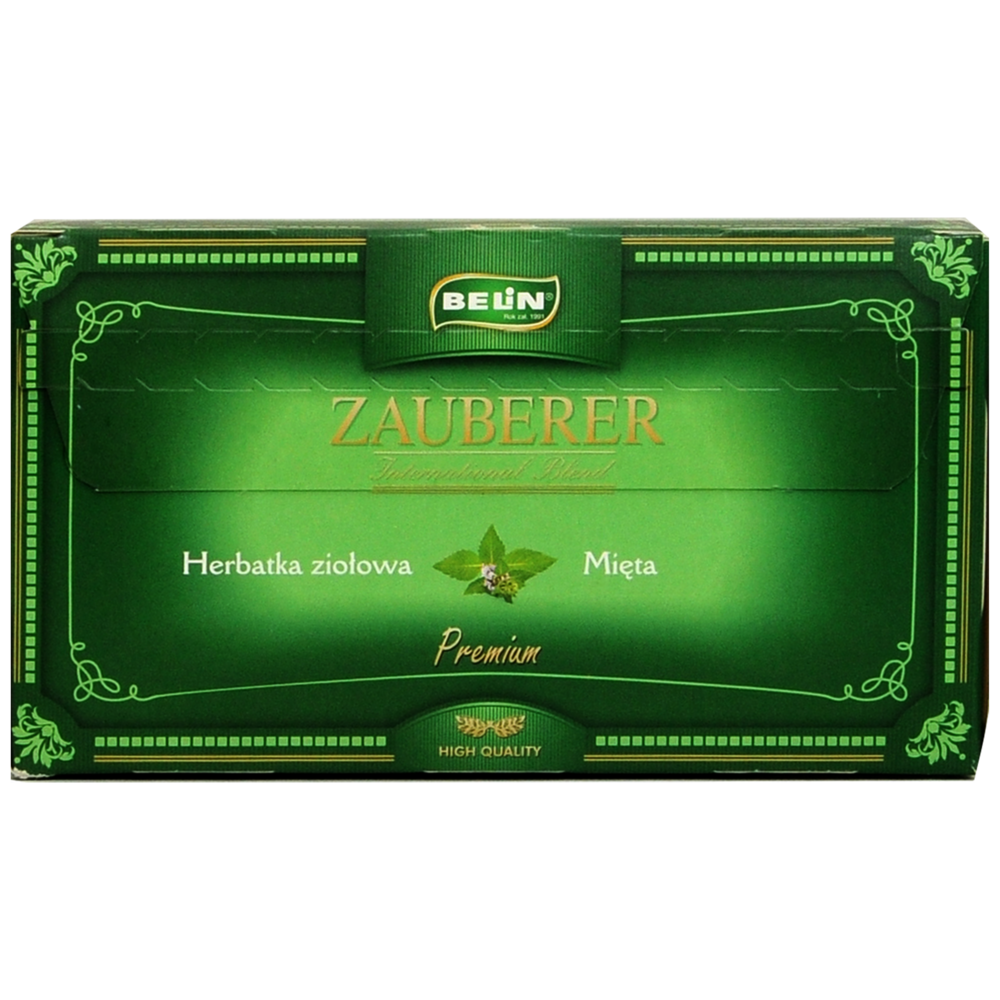 Ceai de menta Premium Zauberer, 20 plicuri, Belin