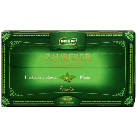 Ceai de menta Premium Zauberer, 20 plicuri, Belin