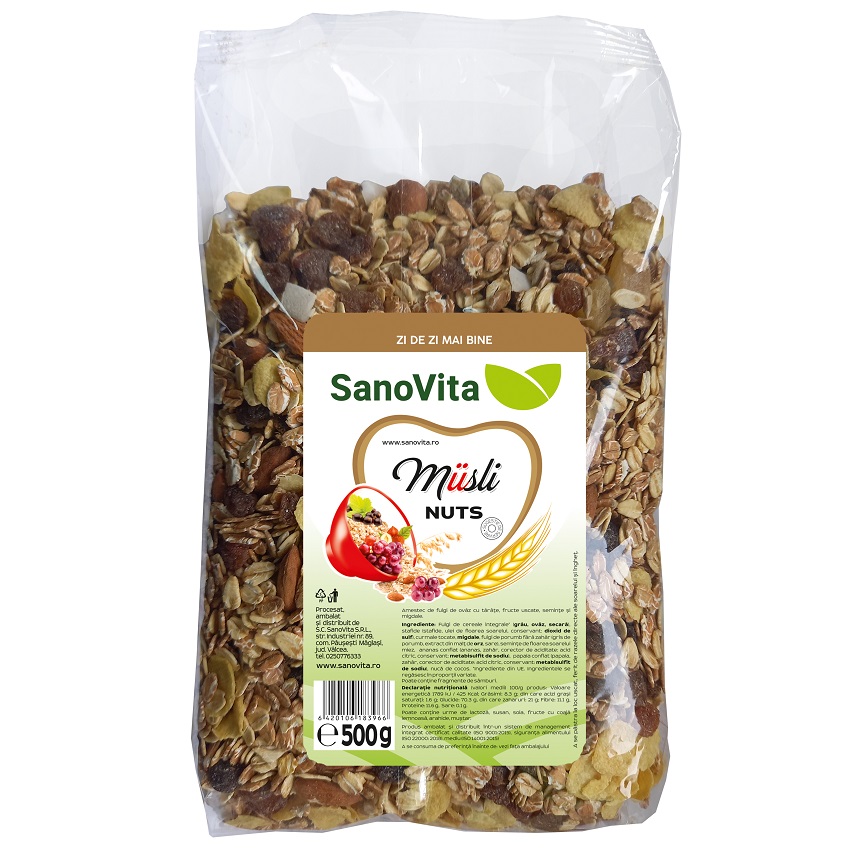 Musli Nuts, 500 g, Sanovita