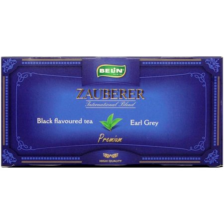 Ceai negru cu bergamota Premium Zauberer, 20 plicuri, Belin