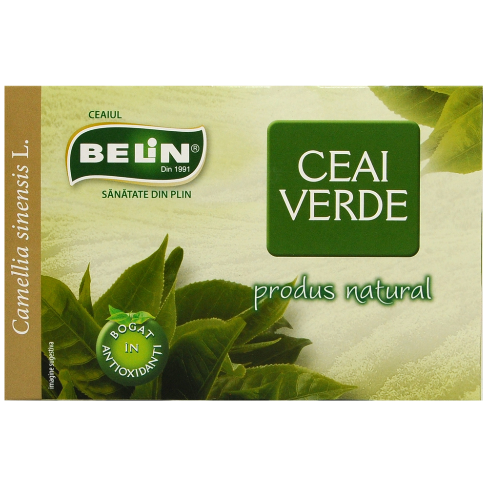 Ceai verde, 100 plicuri, Belin