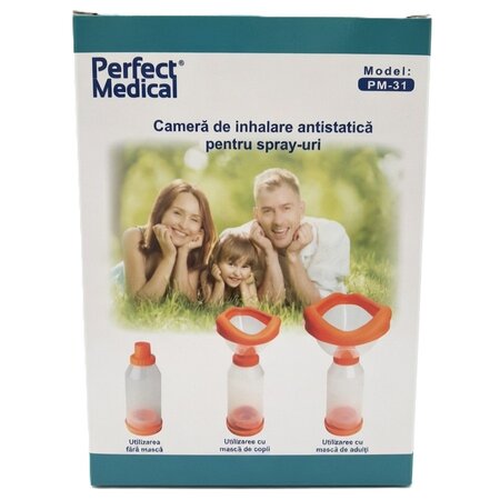 Camera de inahalare cu 2 masti, PM-31, Perfect Medical 724170