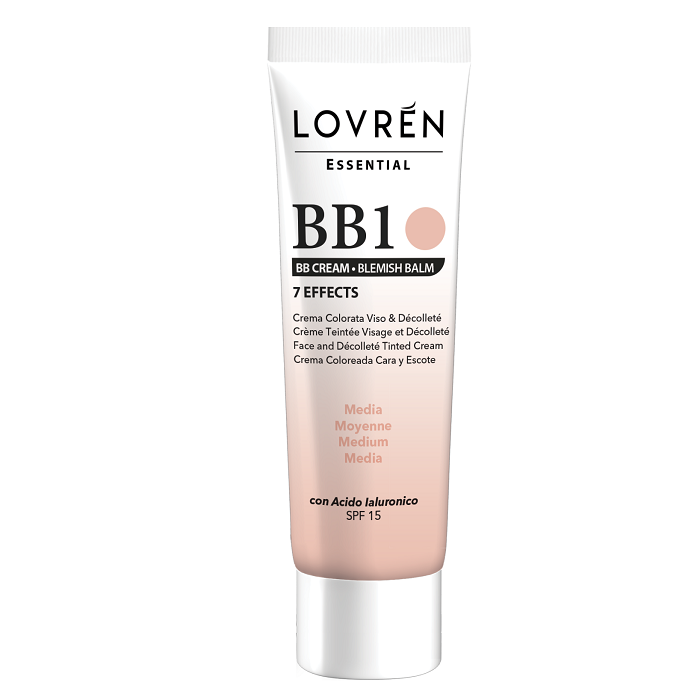 BB Cream cu SPF 15 7 Efecte Medium BB1, 25 ml, Lovren 