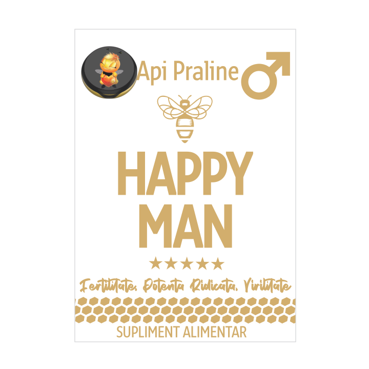 Happy Man Api Praline, 100 g, Alcos Bioprod