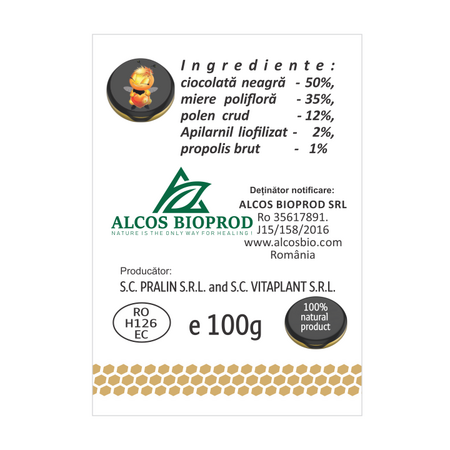 Happy Man Api Praline, 100 g, Alcos Bioprod 565766